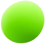 Right top green ball